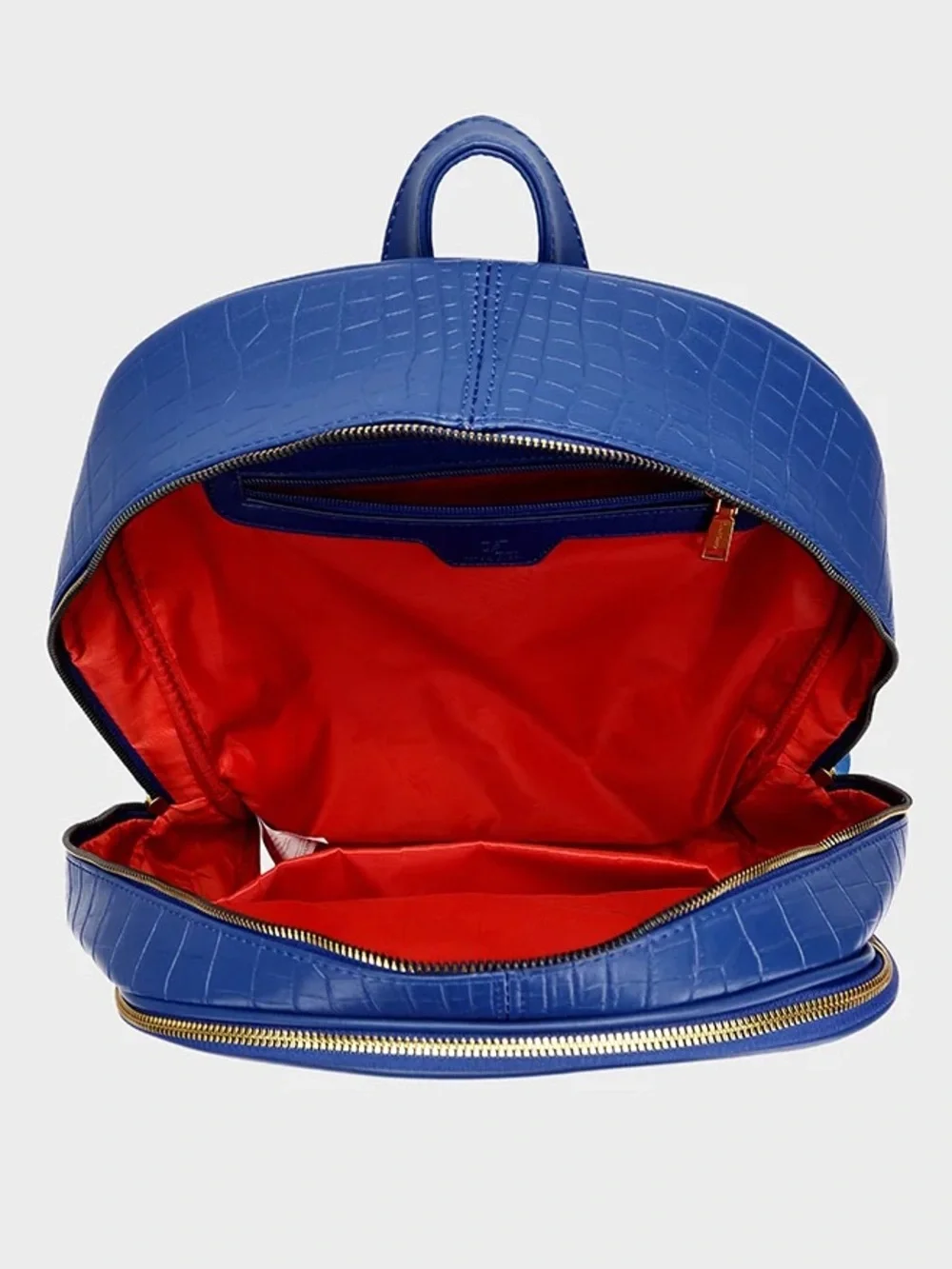 Tote&Carry Statement Traveler Royal Blue Croc Backpack